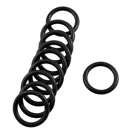 Uxcell 10 Pcs 3 1Mm Mechanical Rubber O Ring Oil Seal Gaskets Id