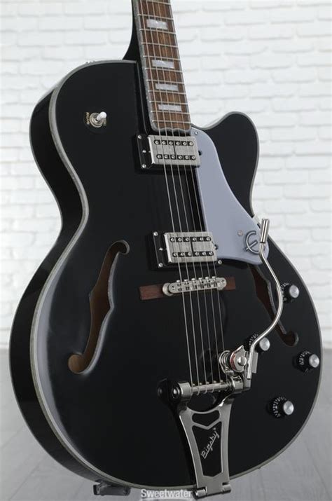 Epiphone Emperor Swingster Hollowbody Black Aged Gloss Sweetwater