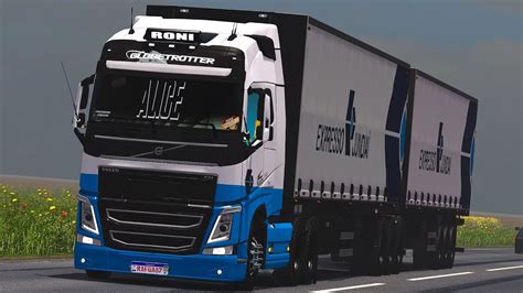 Ets Volvo New Fh No Bitrem Eixos Sider Cruzando A Argentina