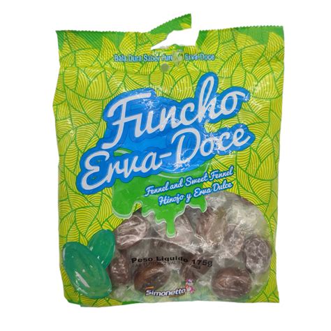 BALA FUNCHO ERVA DOCE 175 G GTIN EAN UPC 7897652605423 Cadastro De