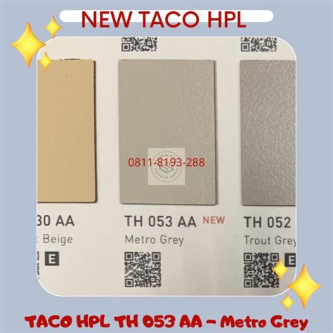 Jual Taco Hpl Solid Th Aa Metro Grey Jakarta Barat Fortune