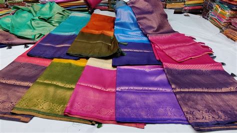 Chickpet Bangalore Wholesale Sarees Softy Silk Sarees Single Saree