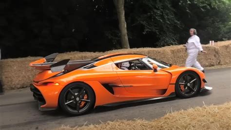 Koenigsegg Jesko Attack & Absolut showcased at Goodwood - The Supercar Blog