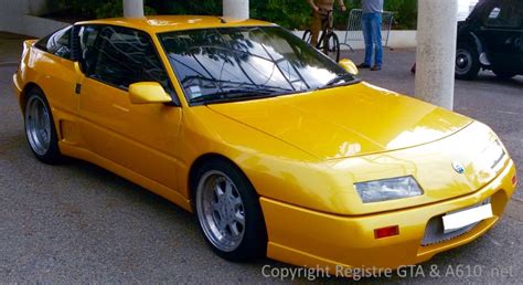 Renault Alpine Gta A610 Registry