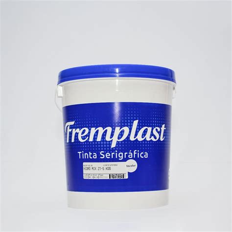 Tinta Serigr Fica Fremplast Hidro Mix Zero Toque Kg Incolor