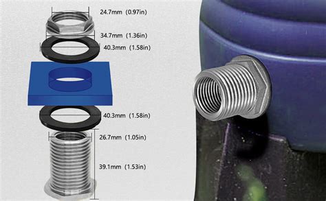 Amazon Carvedexquisitely Stainless Steel Tank Bulkhead Fitting