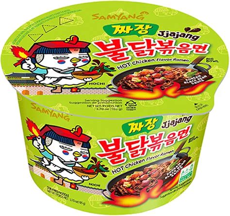 Samyang Ramen Bowl Hot Chicken Flavor Jjajang 16 X 105g Planet Foods