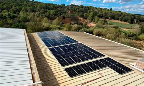 Installaci Fotovoltaica Per Autoconsum Industrial A La Bisbal D