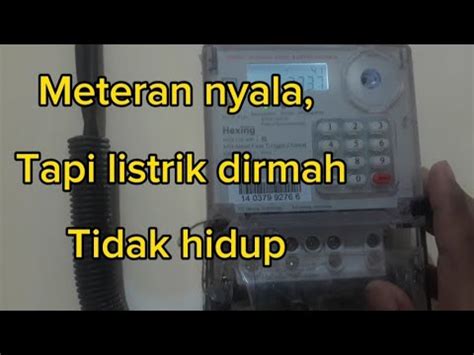 Cara Mengatasi Meteran Nyala Tapi Listrik Dirumah Tidak Hidup Youtube