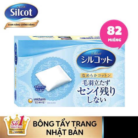 Bông Tẩy Trang Silcot Xanh Dương 82 Miếngbông Tẩy Trang Silcot Xanh