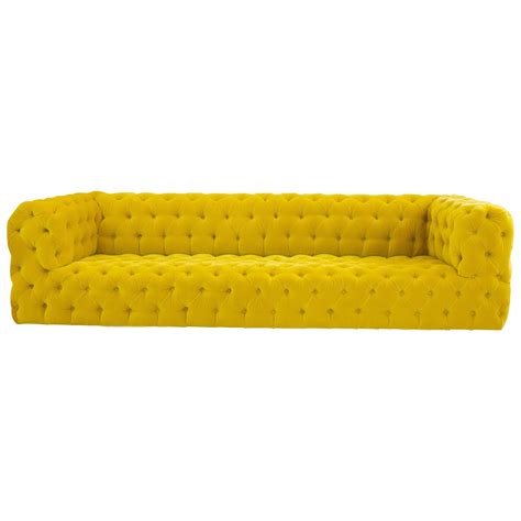 Tufted Velvet Chesterfield Sofa Atelier Yuwa Ciao Jp