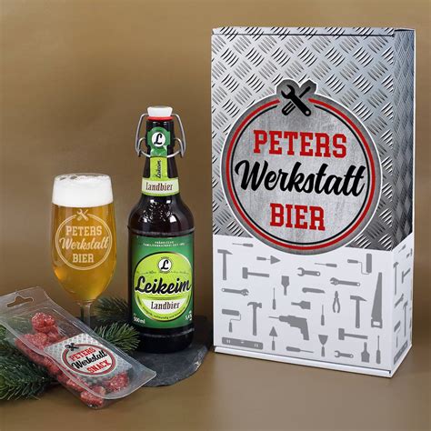 Bier Geschenkset Feierabendbier Name Text