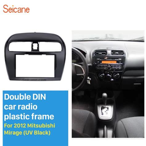 Seicane 2DIN สำหรับ 2012 มิตซูบิชิมิราจรถวิทยุป้ายเครื่องเล่นดีวีดีตัด ...