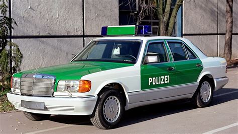 German Mercedes Police Car