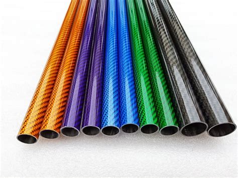 16 X 14 X 500mm 2pcs Color Real Carbon Fiber Tube High Composite