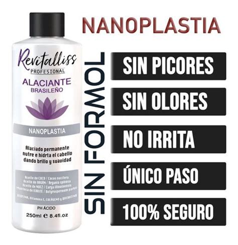 Nanoplastia Alaciante Brasileño Sin Formol champú Kit 522 5