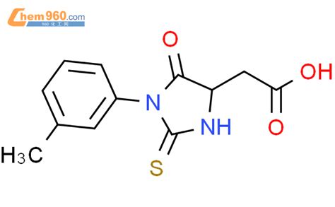 62848 42 4 1 3 Methylphenyl 5 Oxo 2 Thioxoimidazolidin 4 Yl Acetic