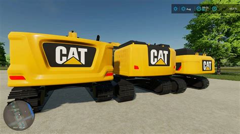 Cat Ton Excavator Pack V Fs Mod Farming Simulator Mod