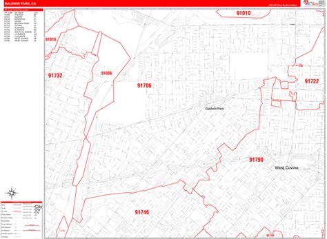 Maps Of Baldwin Park California