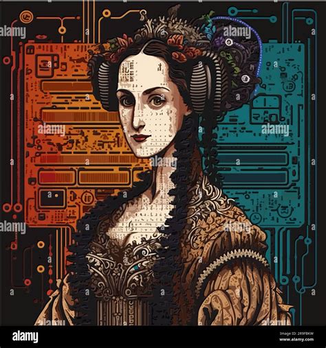 Ada Lovelace Banque Dimages Vectorielles Alamy