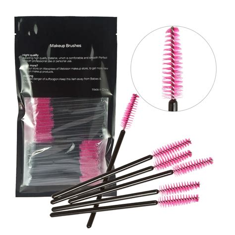 50100pcsset Disposable Makeup Brushes Set One Off Eyeliner Mascara Eyelash Lip Wands