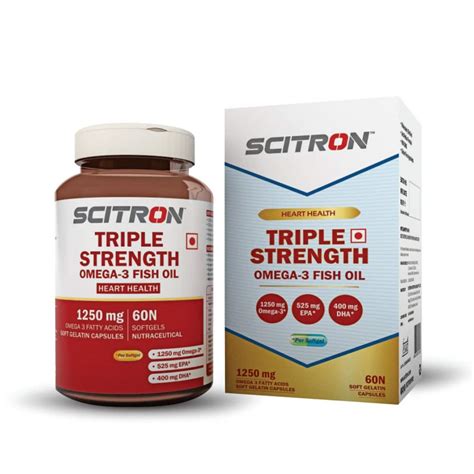 Scitron Triple Strength Omega Fish Oil Softgel Richesm Healthcare