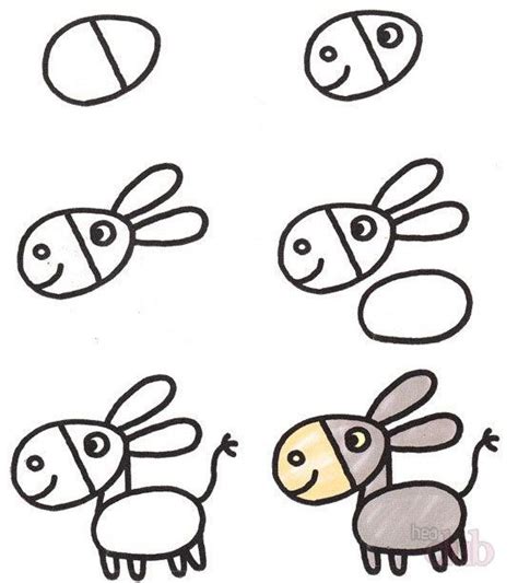 How to Draw Animals for Kids Step by Step with Pencil - Do It Before Me