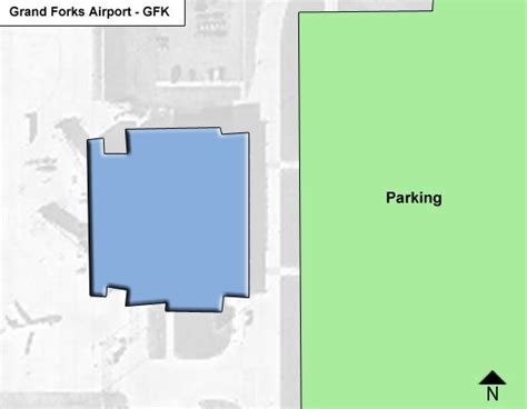 Grand Forks GFK Airport Terminal Map