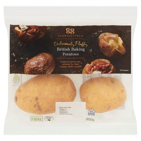 Co Op Irresistible Baking Potatoes 800g Co Op