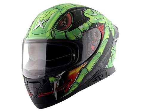 Axor Apex Venomous Isi Ece Dot Certified Full Face Dual Visor Helmet