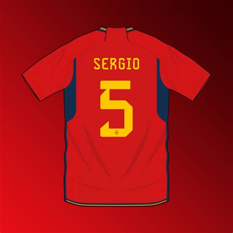 Spain Home World Cup Sergio Scala