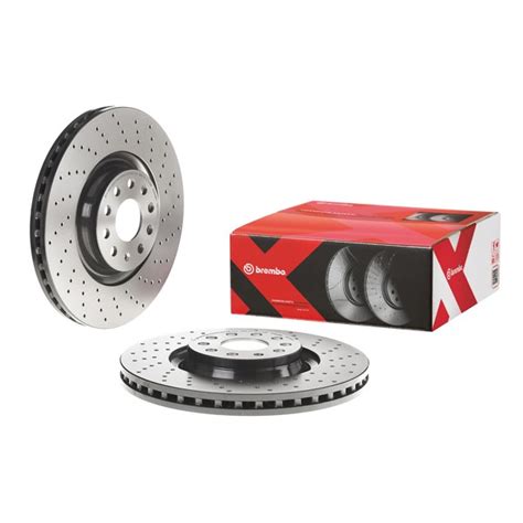 Set Discos De Freno Delanteros Perforados Brembo Xtra Audi S3 8V TT