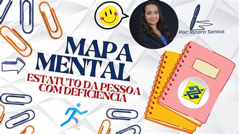 Estudos Mapa Mental Sobre Estatuto Da Pessoa Defici Ncia