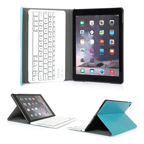 ipad air 2 keyboard case ipad 6 cases with keyboard Sky blue iPad Air ...