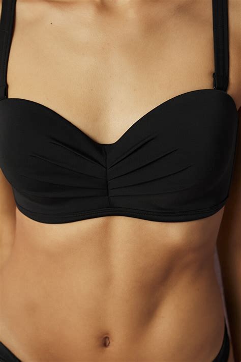 Siyah Basic Lotus Toparlayıcı Bikini Üstü PLHAELPQ20IY BK5 Siyah Penti