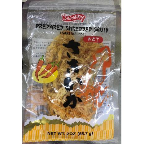 SEASONING Shirakiku Prepared Shredded Squid Hot Flavor