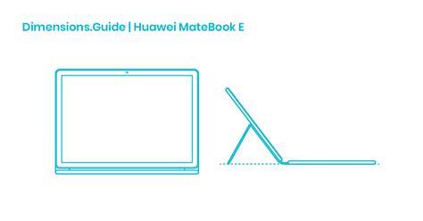 Huawei Matebook E Dimensions Drawings Dimensions