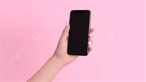 Woman Hand Holding Iphone