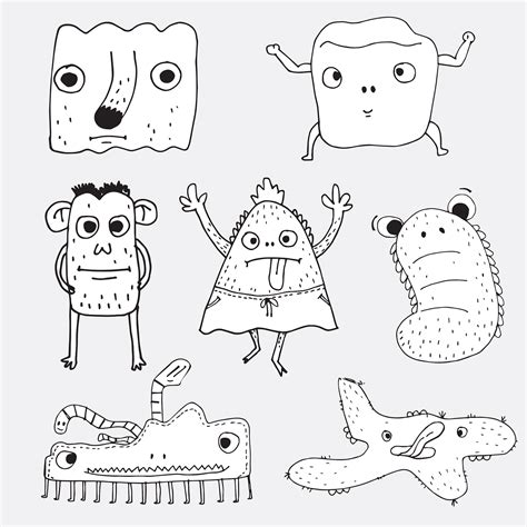 Download Monsters, Characters, Cartoon. Royalty-Free Vector Graphic ...