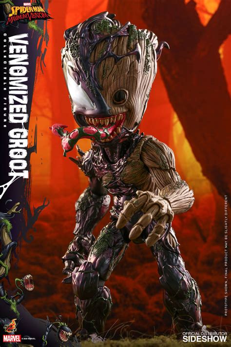 Venomized Groot Collectible Figure By Hot Toys Sideshow Collectibles