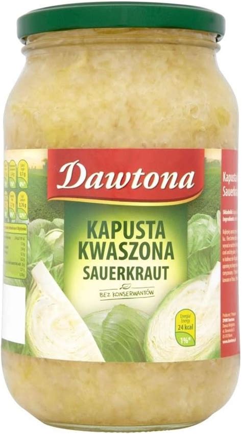 Dawtona Chucrut Kapusta Kwaszona 900g Amazon es Alimentación y