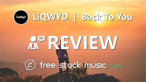 Review Back To You By Liqwyd Electronica Pop Tropical Uplifting