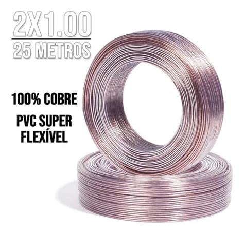 Fio Cristal Technoise Flex Vel Cobre X Mm Metros Mercadolivre