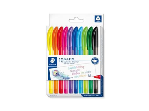 Pochette Stylos Bille Pointe Moyenne Couleurs Assorties Staedtler