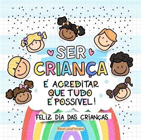 Cartão Para O Dia Da Criança