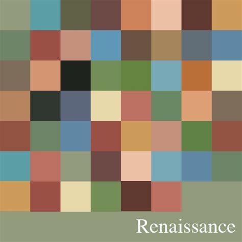 Renaissance Color Palette Renaissance Art Paintings Renaissance