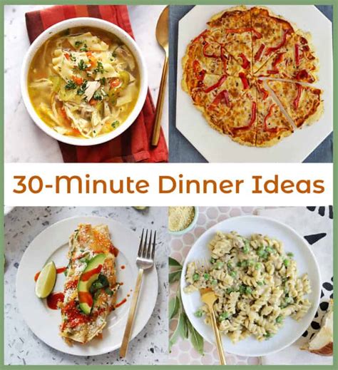 30 Minute Dinner Ideas A Beautiful Mess