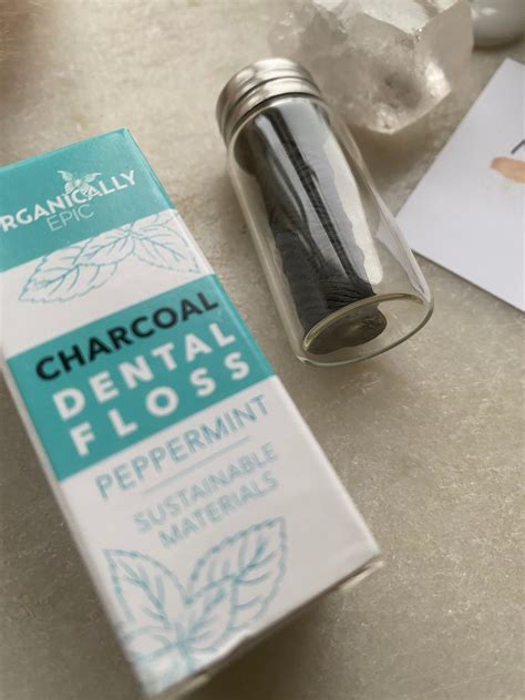 Organically Epic Charcoal Infused Dental Floss Rastafarmers