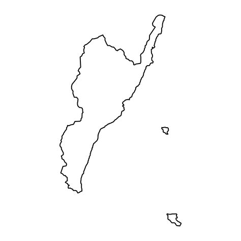 Taitung county map, county of the Republic of China, Taiwan. Vector ...