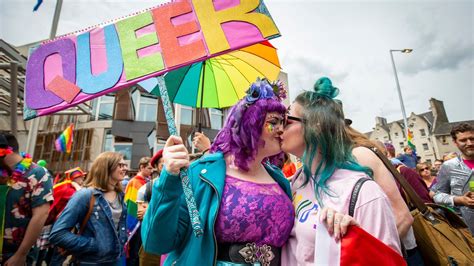 Thousands Descend On Edinburgh Pride For Colourful Spectacular In The